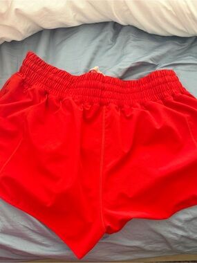 lululemon athletica Red Women's Athletic Shorts